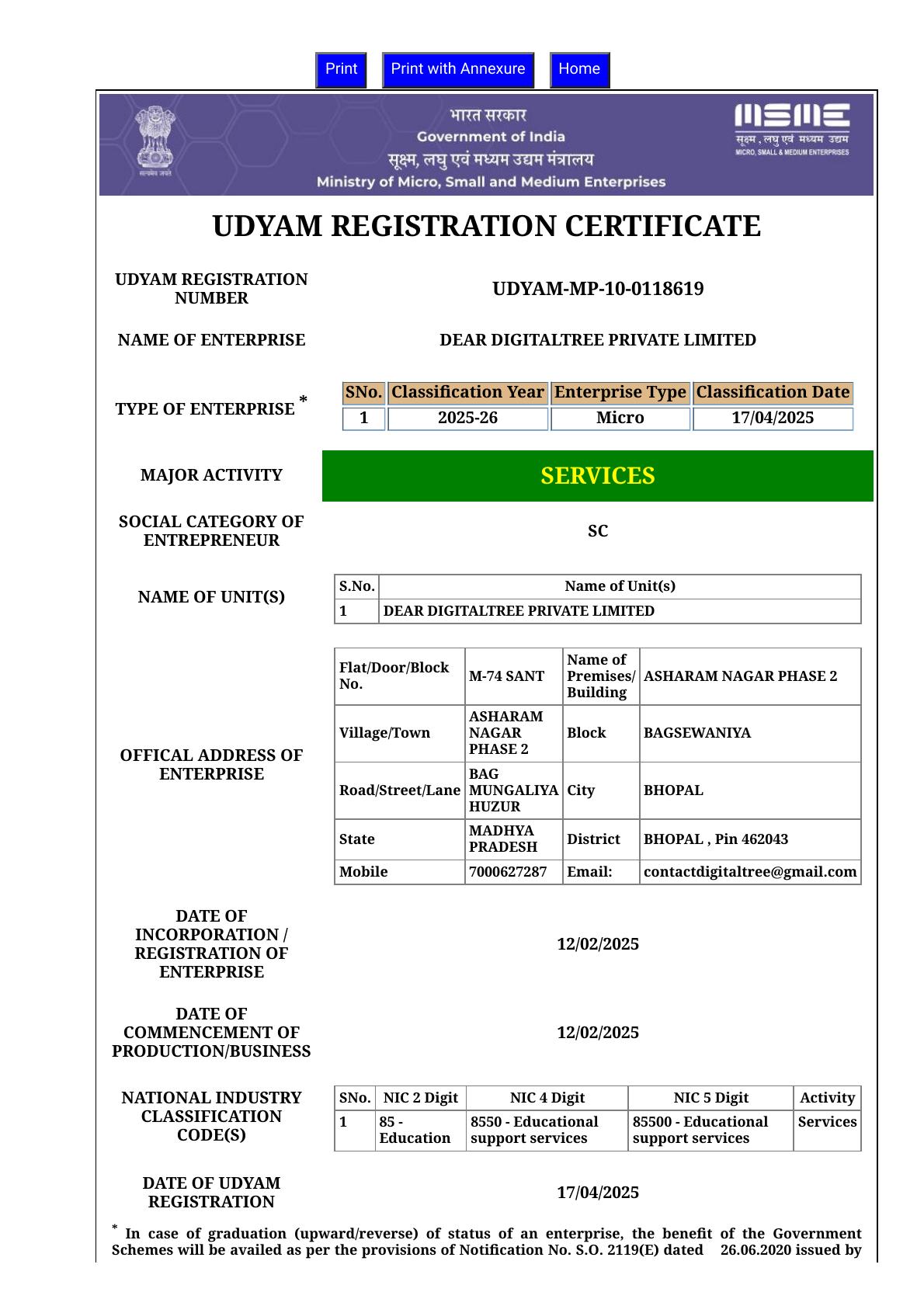 MSME Registration